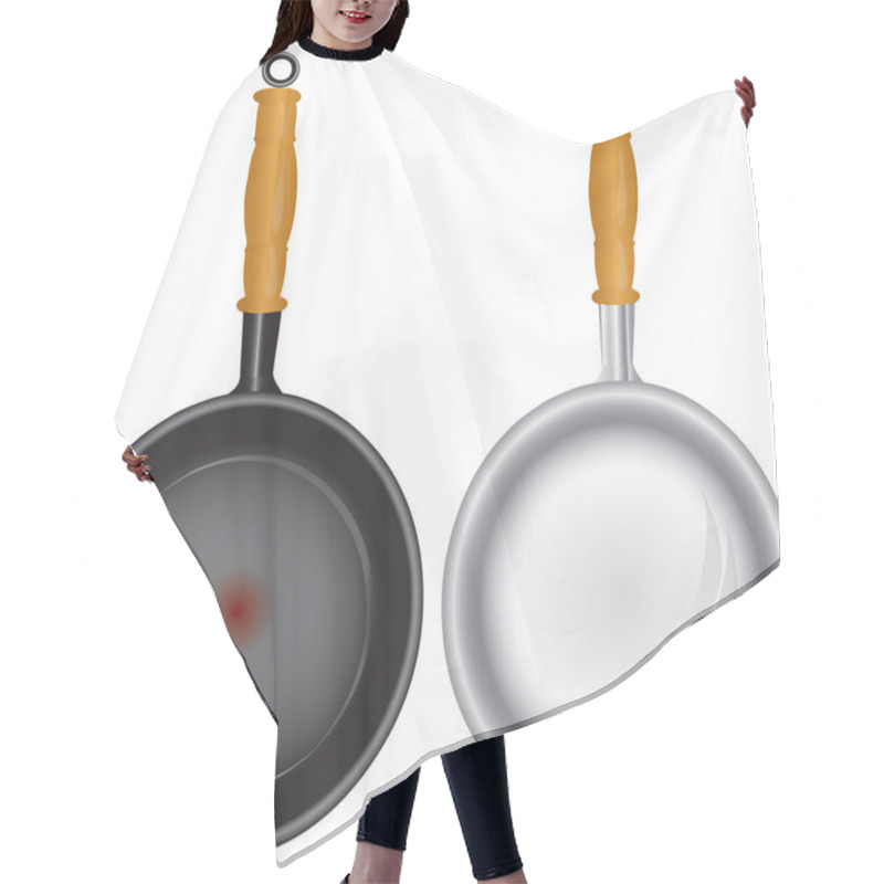 Personality  Set Of Saucepans Hair Cutting Cape