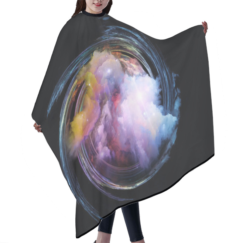 Personality  Cloud Elements Hair Cutting Cape