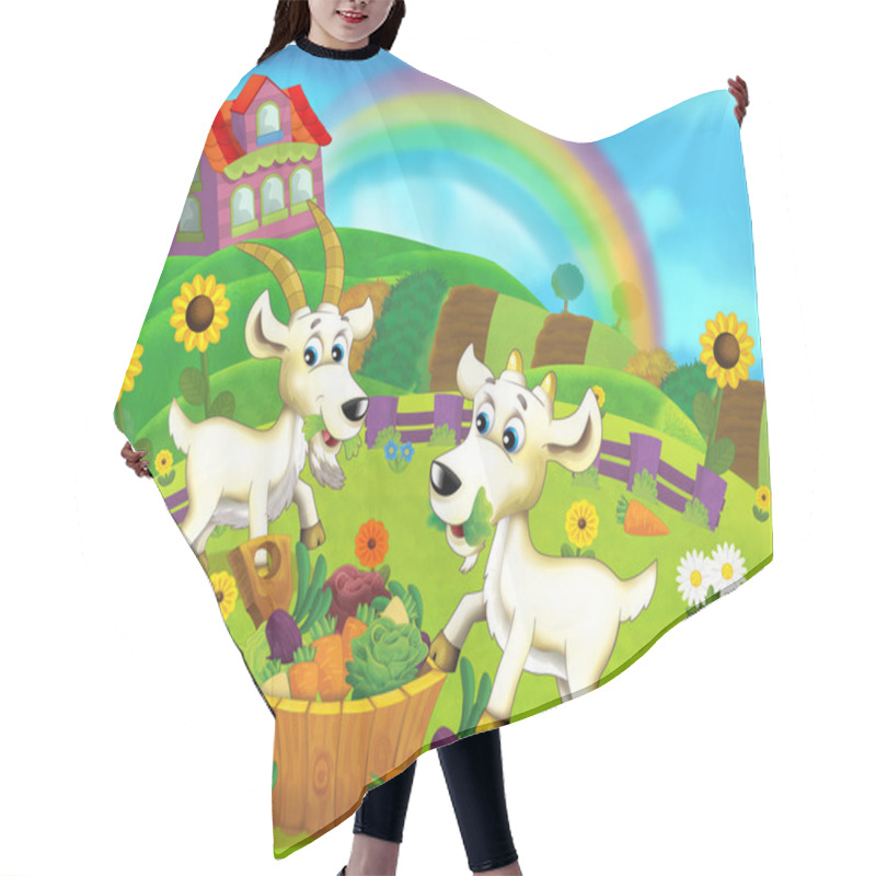 Personality  The Farm Scene For Kids Hair Cutting Cape