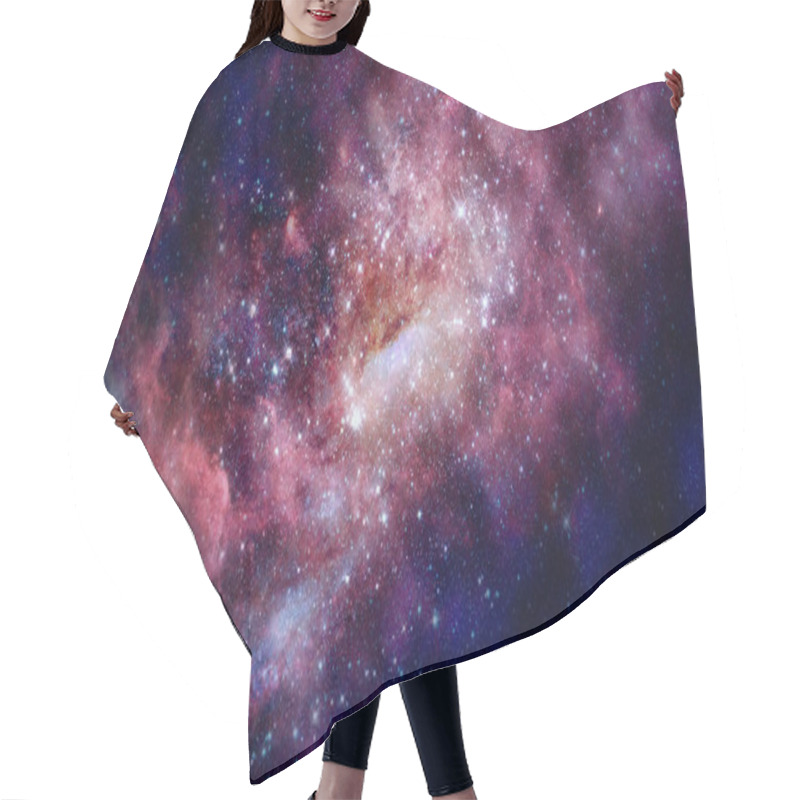 Personality  Nebula And Galaxies In Space. Elements Of This Image Furnished By NASA. Hair Cutting Cape