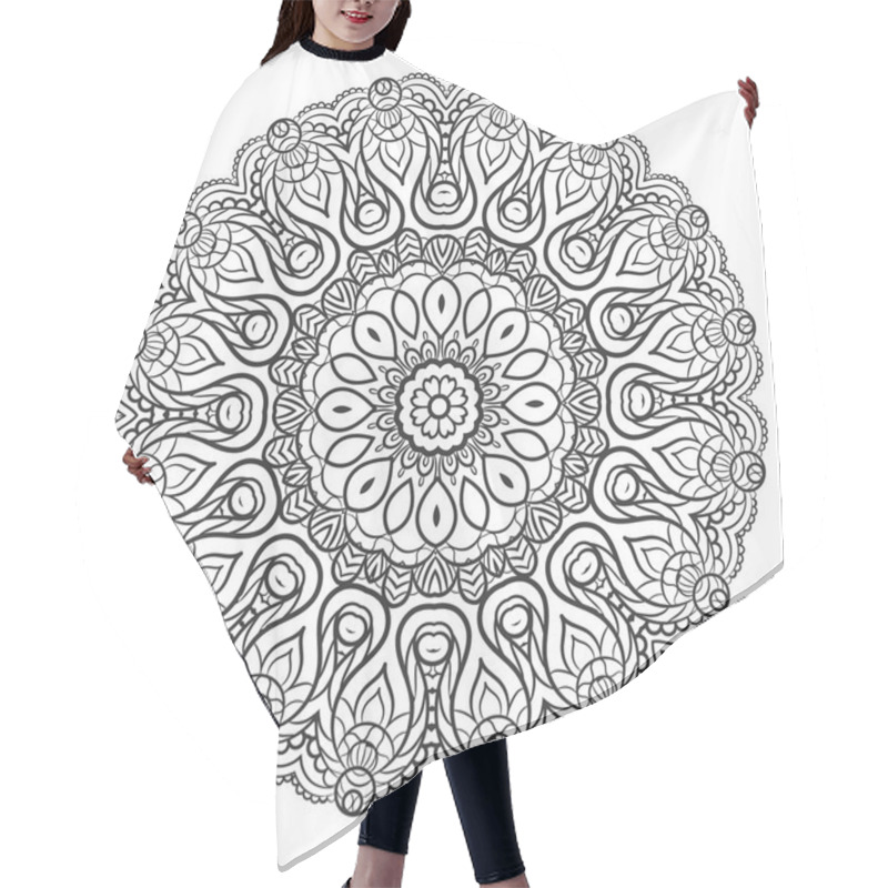 Personality   Mandala In Indian Style Hair Cutting Cape