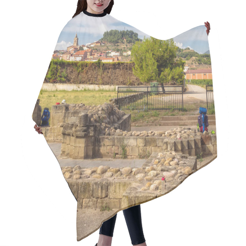 Personality  A Little Break At The Ruins Of The Medieval Monastery Of The Order Of San Juan De Acre - Navarrete, La Rioja, Spain Hair Cutting Cape