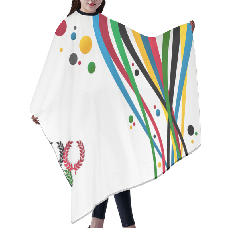 Personality  London Olympics Games 2012 Background Hair Cutting Cape