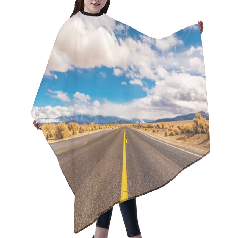 Personality  Open Highway In California Hair Cutting Cape