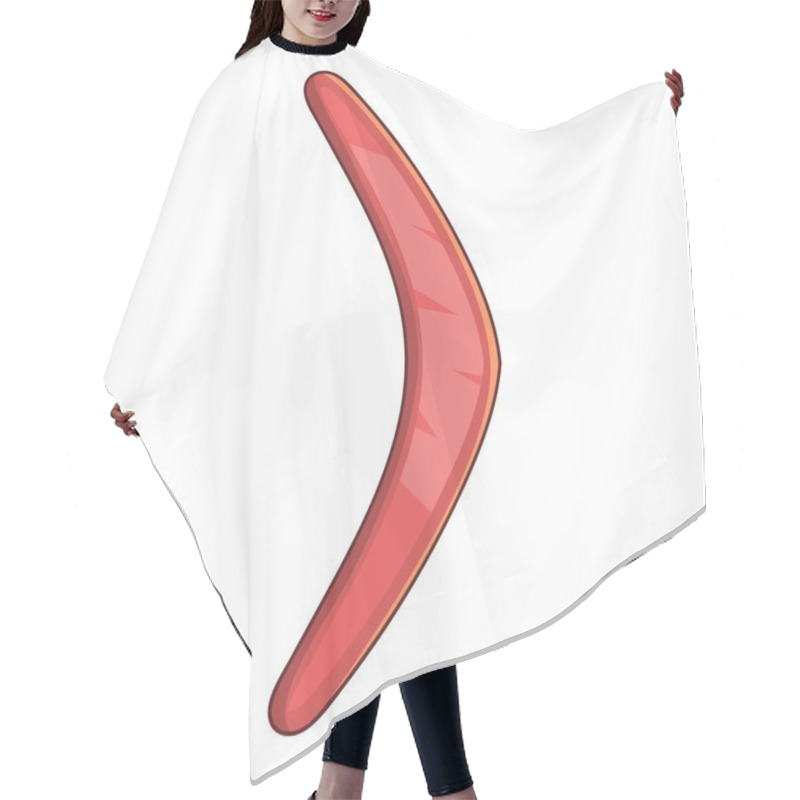 Personality  Australian Boomerang Icon, Cartoon Style Hair Cutting Cape