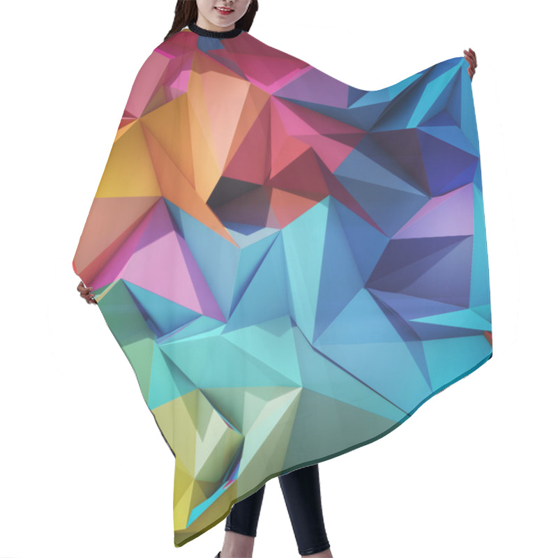 Personality  Abstract Background Hair Cutting Cape