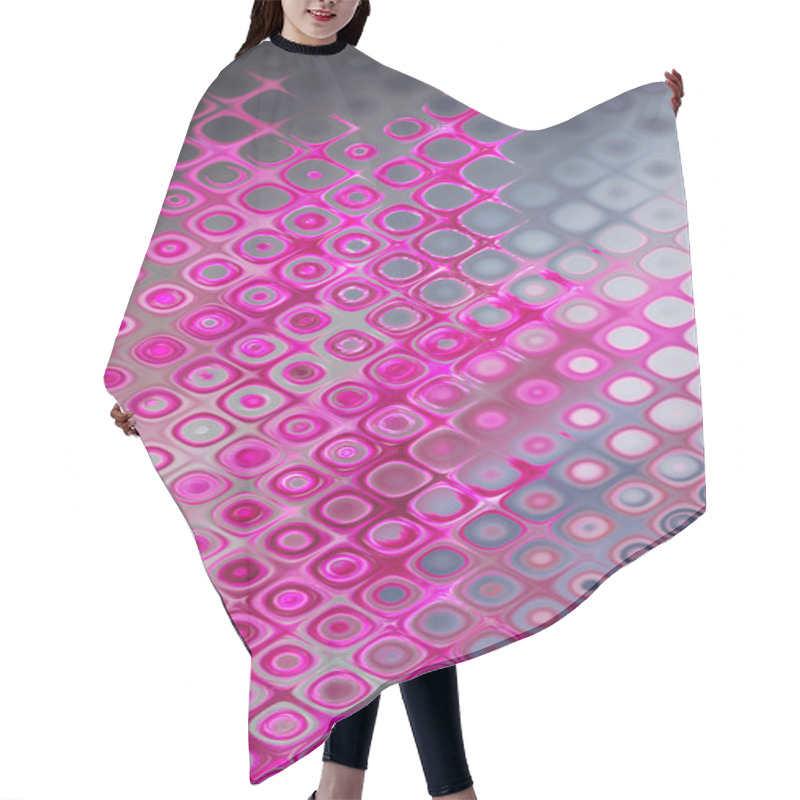 Personality  Red Dotted Graphics Layout Hair Cutting Cape