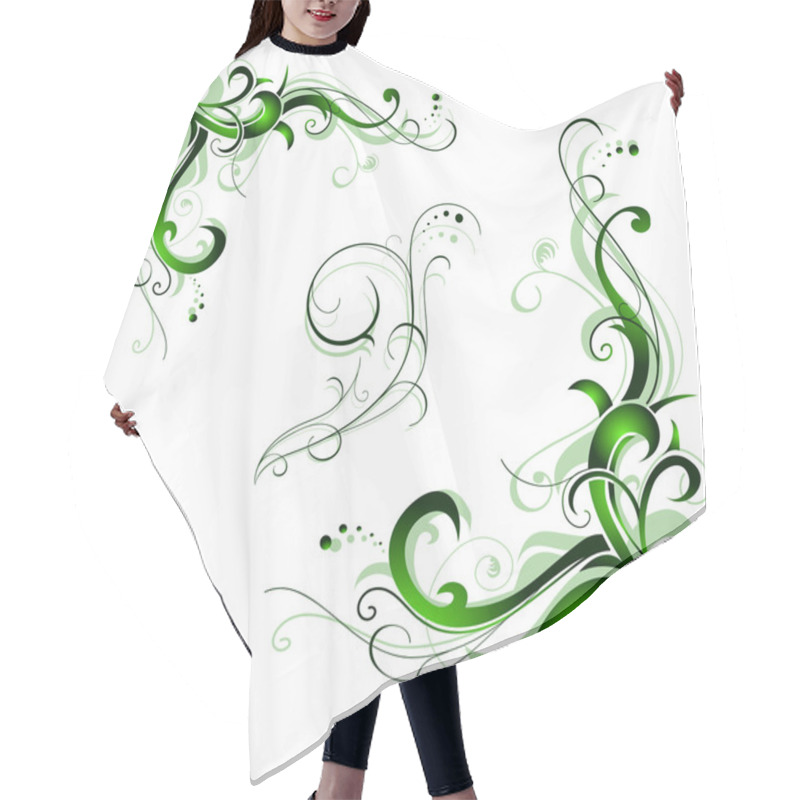 Personality  Springtime Ornaments Hair Cutting Cape