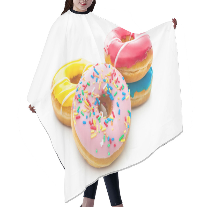 Personality  Delicious Donuts With Sprinkles Hair Cutting Cape