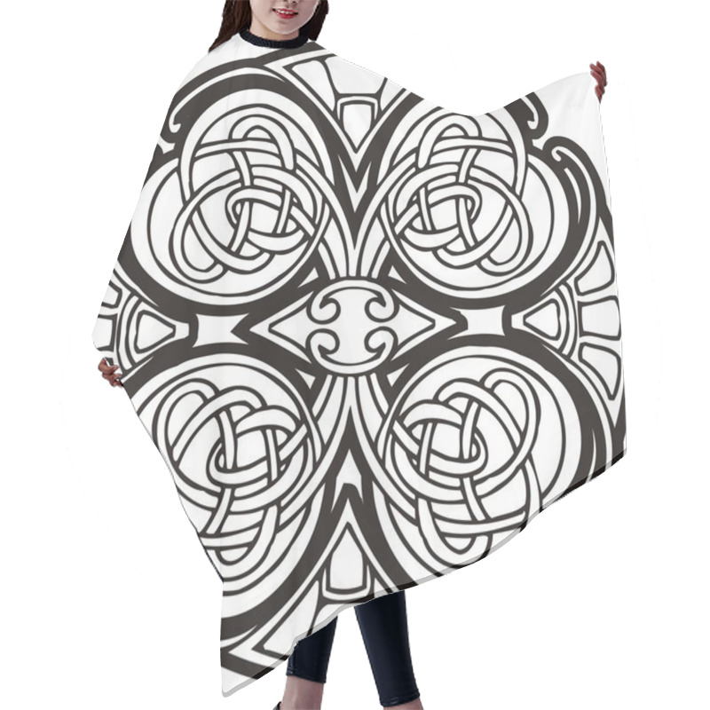 Personality  Celtic Ornaments Hair Cutting Cape