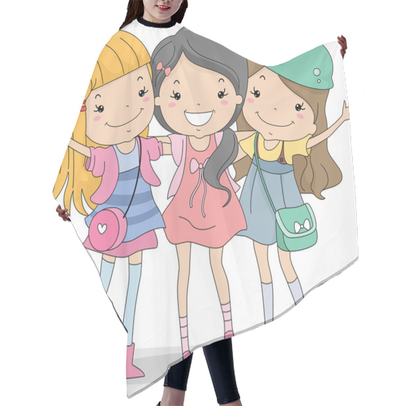 Personality  Best Friends Forever Hair Cutting Cape