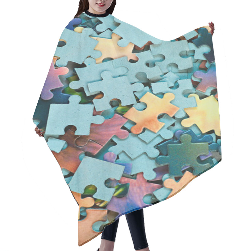 Personality  Jigsaw Puzzle Hair Cutting Cape