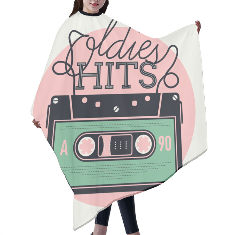 Personality  Oldies Hits With Analogue Audio Cassette Hair Cutting Cape