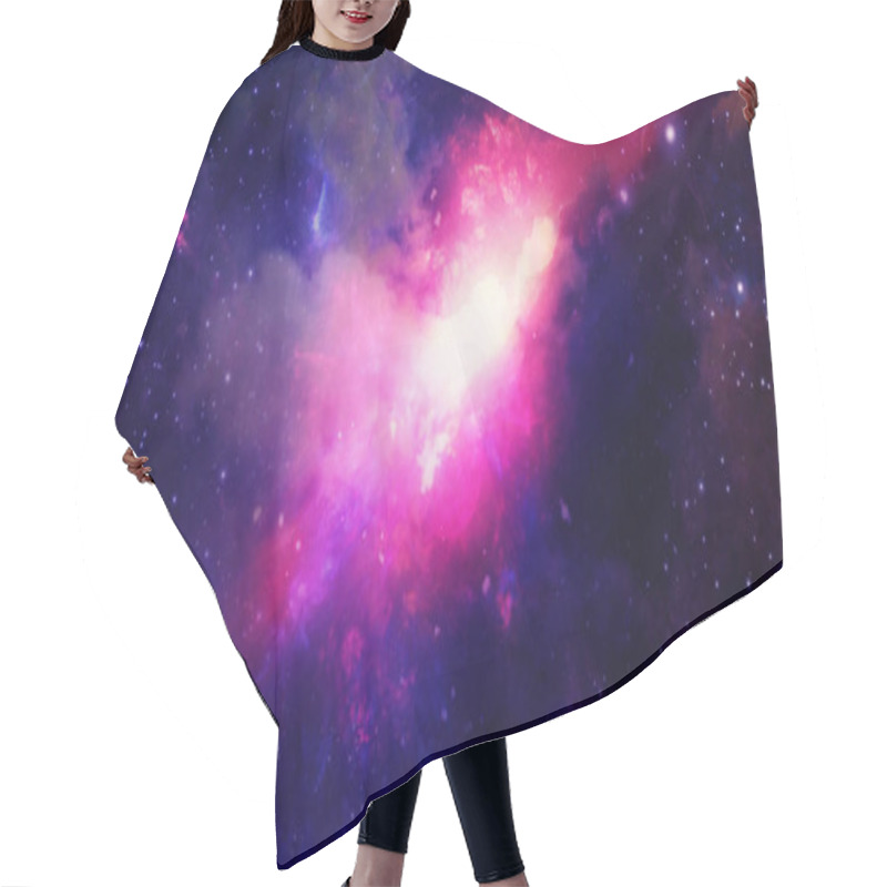 Personality  3D Rendering Of A Stellar Nebula And Cosmic Dust, Cosmic Gas Clusters And Constellations In Deep Space. Elements Of This Image Furnished By NASA Hair Cutting Cape