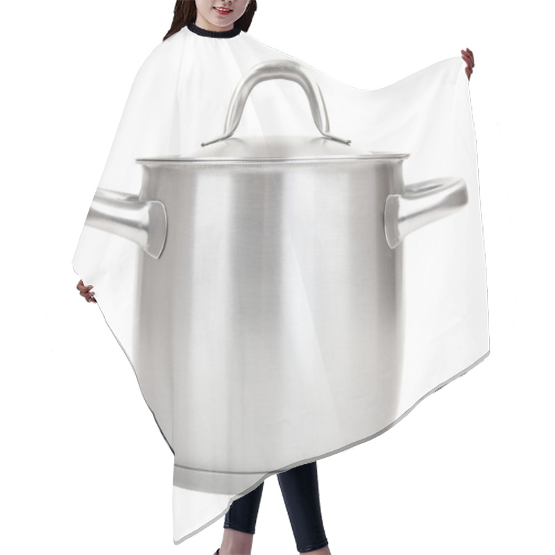 Personality  Stainless Pot Hair Cutting Cape