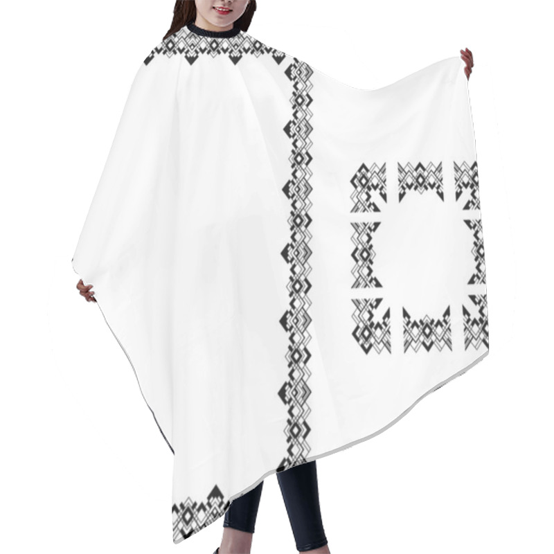 Personality  Art Deco Borders Hair Cutting Cape