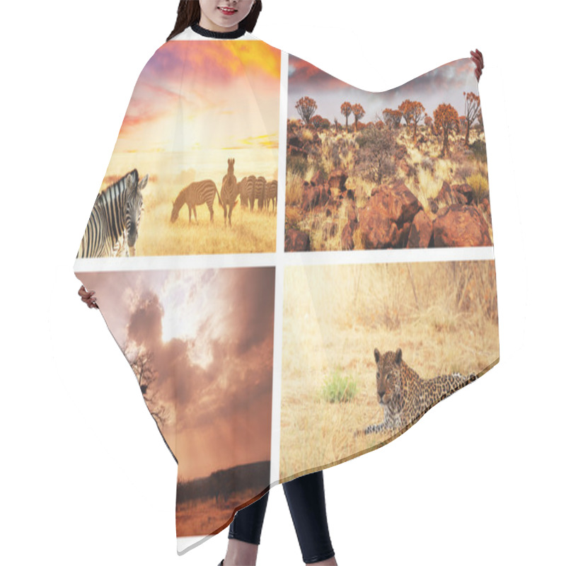 Personality  African Safari Hair Cutting Cape