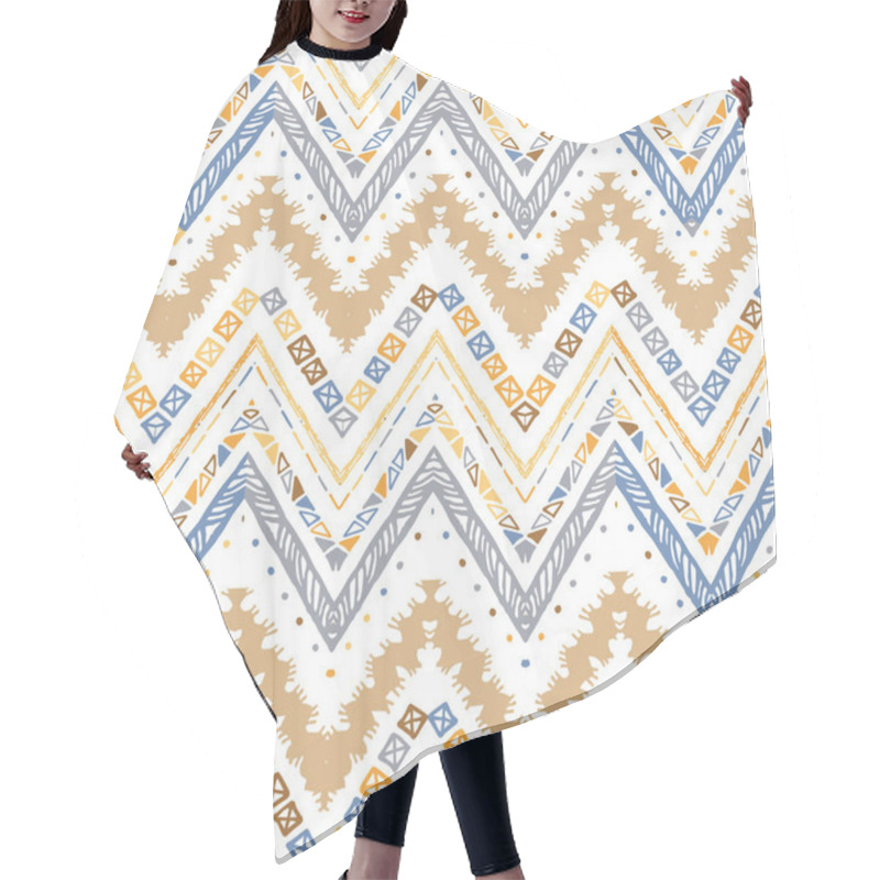 Personality  Abstract Zigzag Pattern For Cover Design Hair Cutting Cape