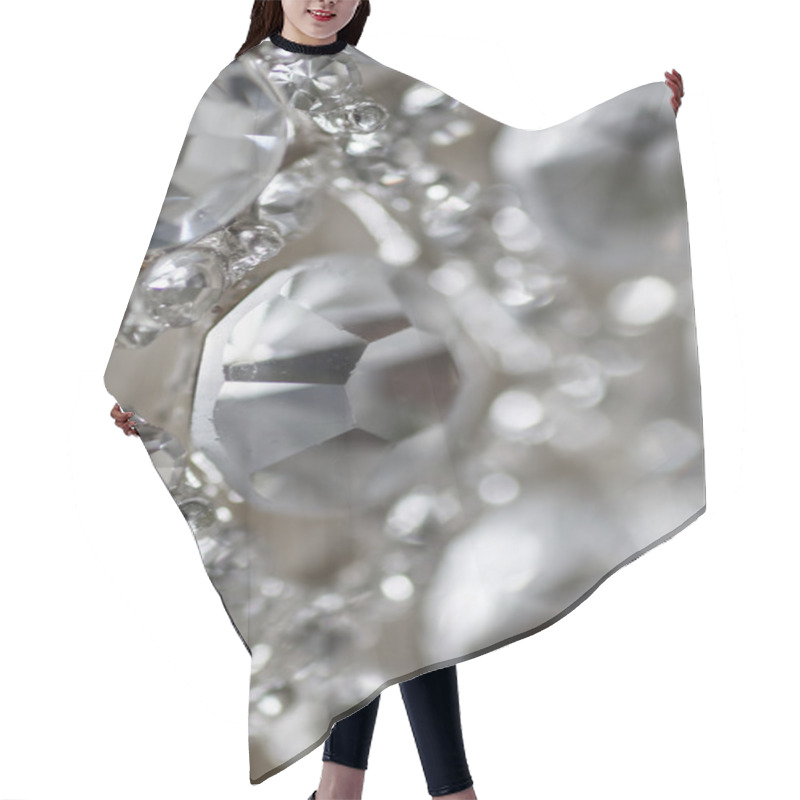 Personality  Decorations Dress, Rhinestones, Diamonds Shine Brightly In The S Hair Cutting Cape