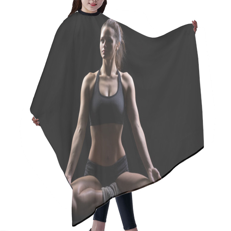 Personality  Sukhasana Posture  Yoga Hair Cutting Cape