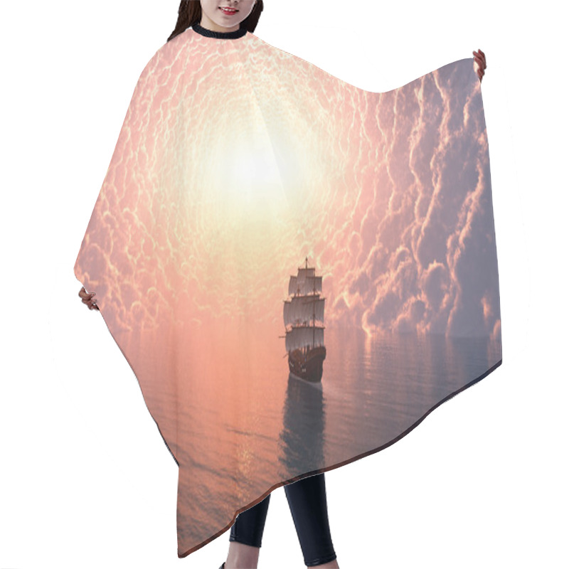 Personality  Mystical Clouds Hair Cutting Cape