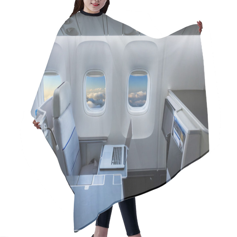 Personality  Business Jet Interior Hair Cutting Cape