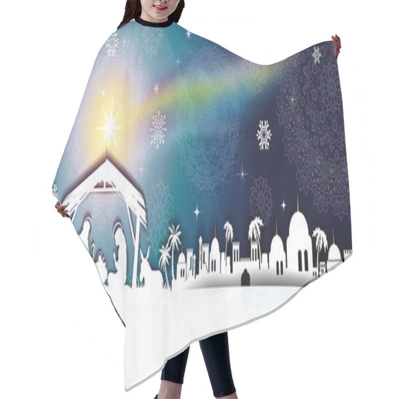 Personality  Holy Family Decors Hair Cutting Cape