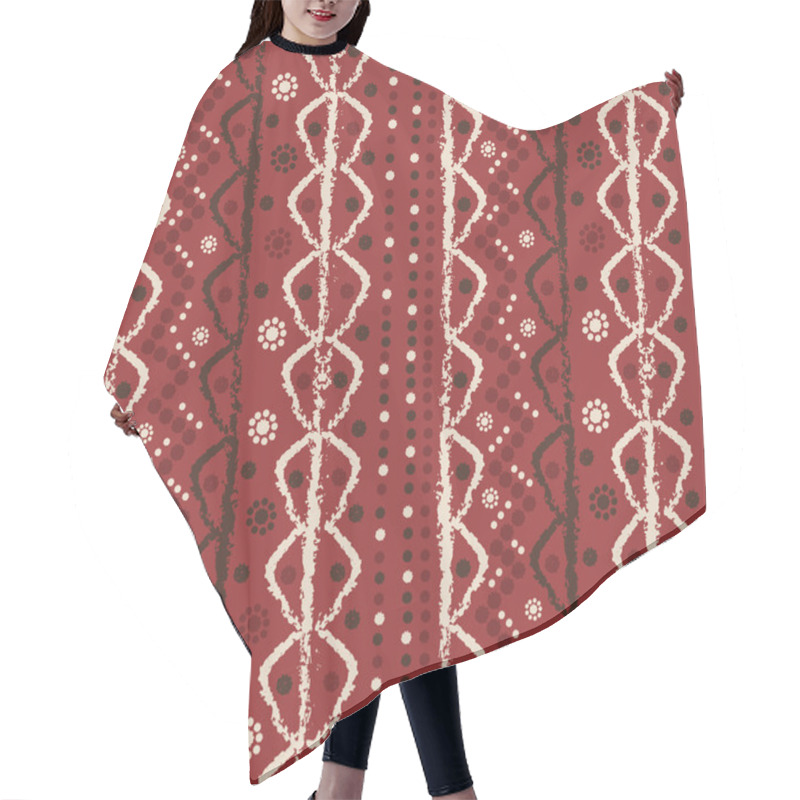 Personality  Abstract Seamless Pattern Hair Cutting Cape