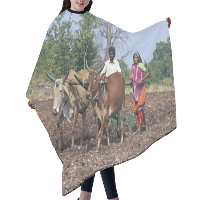 Personality  Life In Rural India Hair Cutting Cape