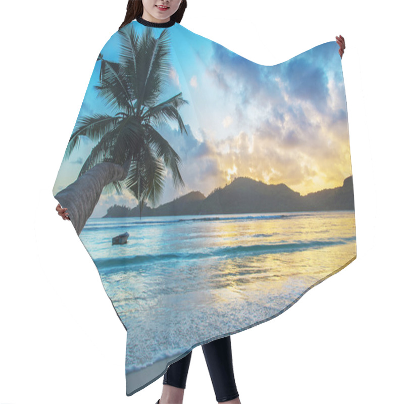 Personality  Tropical Beach Baie Lazare At Sunset Hair Cutting Cape