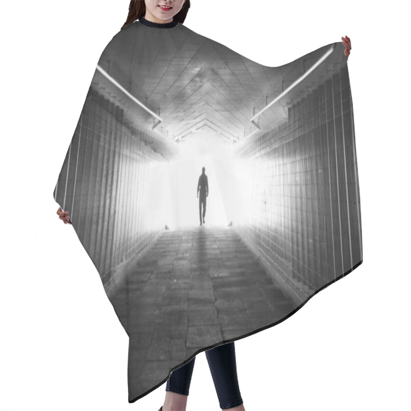 Personality  Light At The End Of Tunnel Hair Cutting Cape