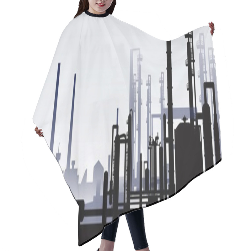 Personality  Oil And Gas Refinery Hair Cutting Cape