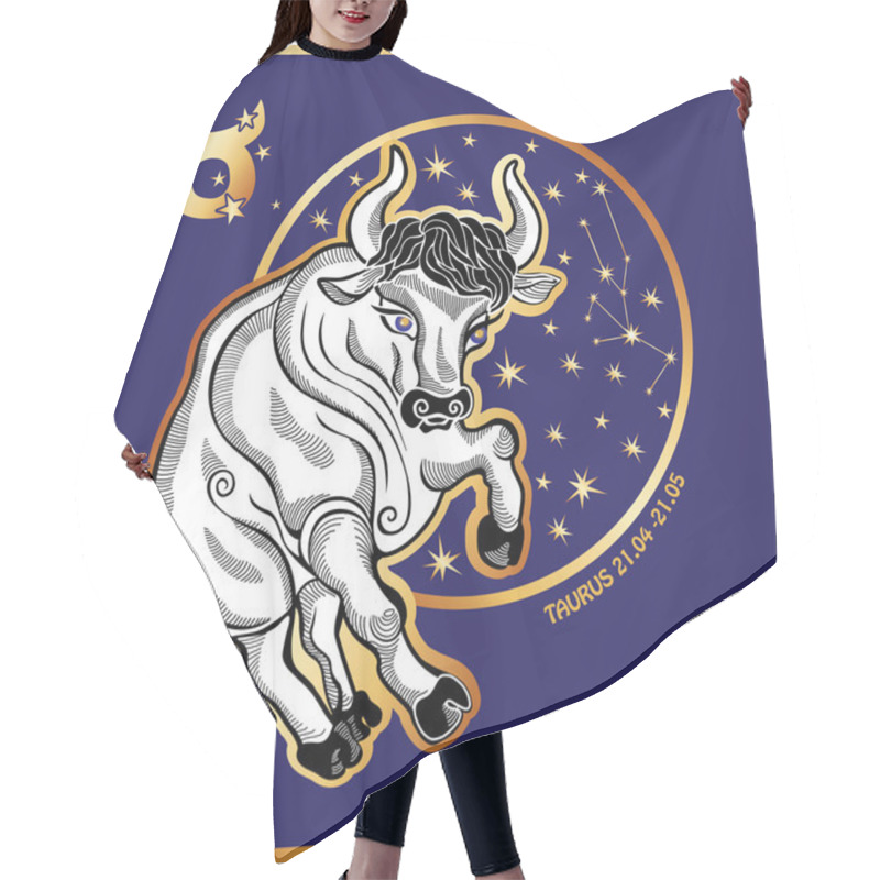 Personality  Horoscope.Taurus Zodiac Sign Hair Cutting Cape