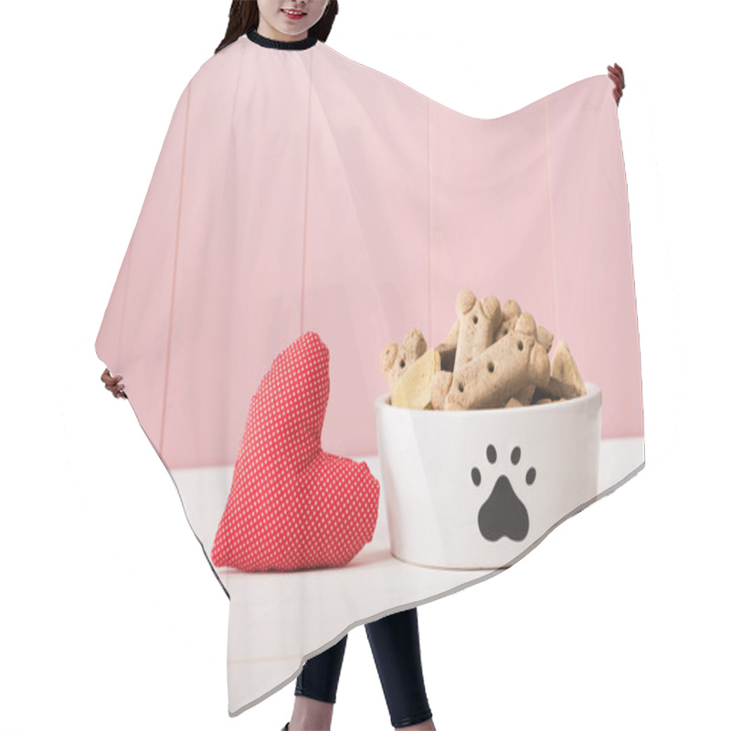 Personality  I Love My Dog Concept Hair Cutting Cape