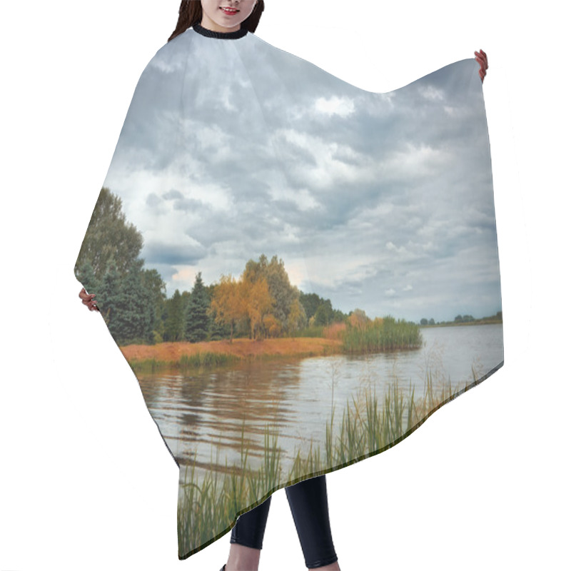 Personality  Evening On A Lake Hair Cutting Cape