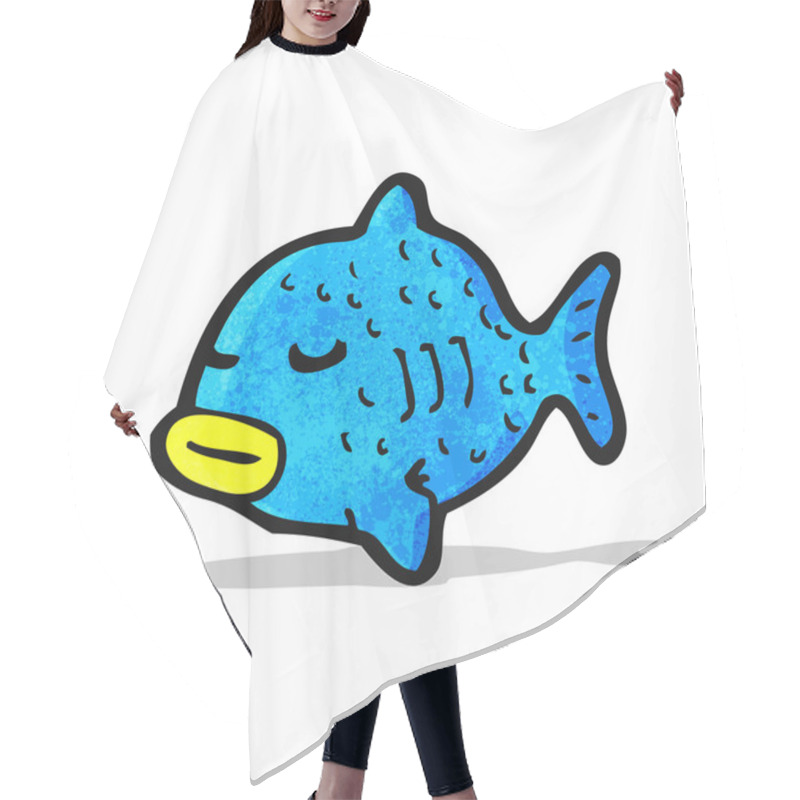 Personality  Cartoon Fish Hair Cutting Cape