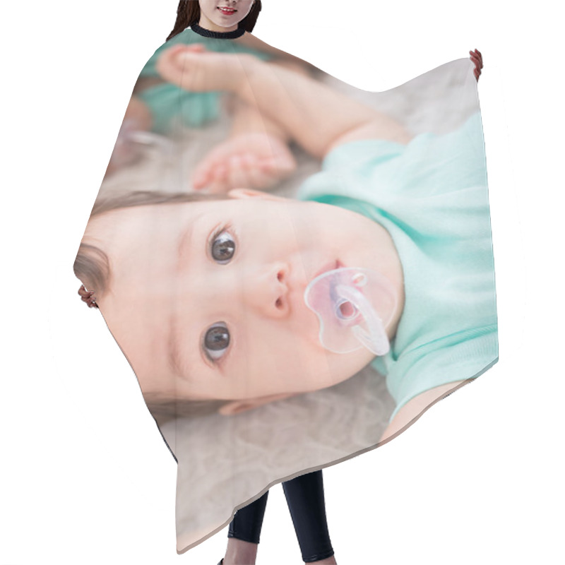 Personality  Cute Baby Twins  Hair Cutting Cape