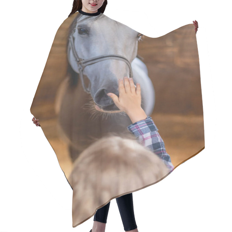 Personality  Horse Hair Cutting Cape