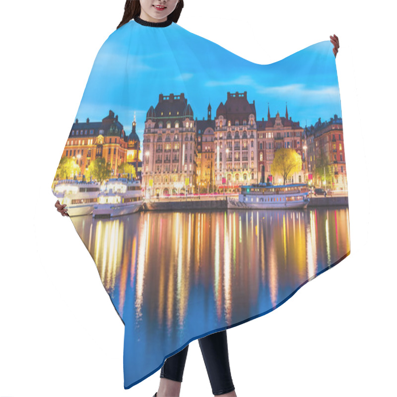 Personality  Evening Scenery Of Stockholm, Sweden Hair Cutting Cape