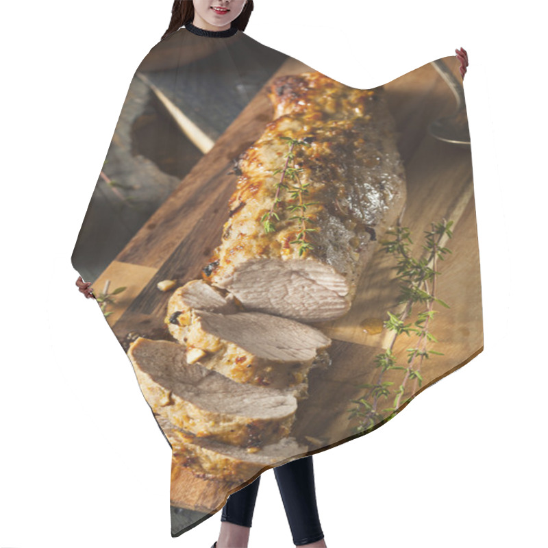 Personality  Homemade Hot Pork Tenderloin Hair Cutting Cape