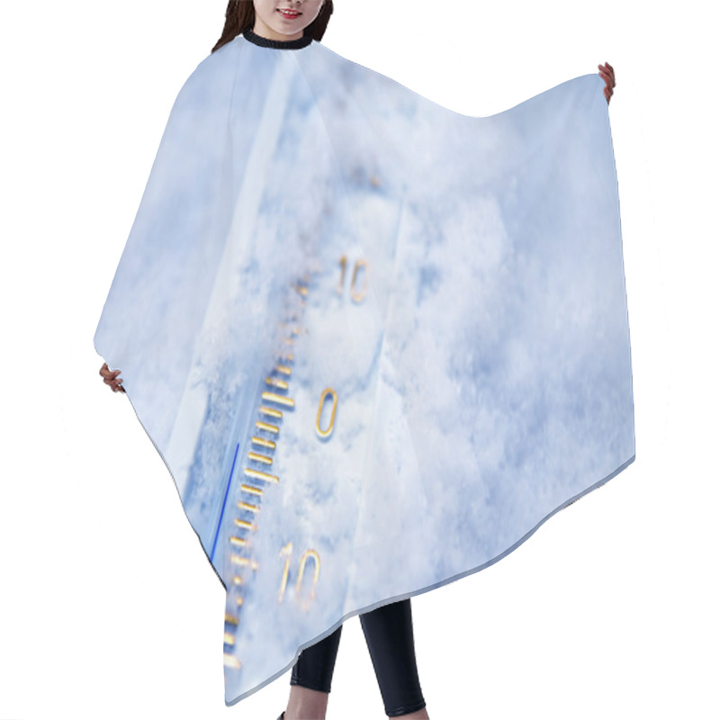 Personality  Below Zero On Thermometer Hair Cutting Cape