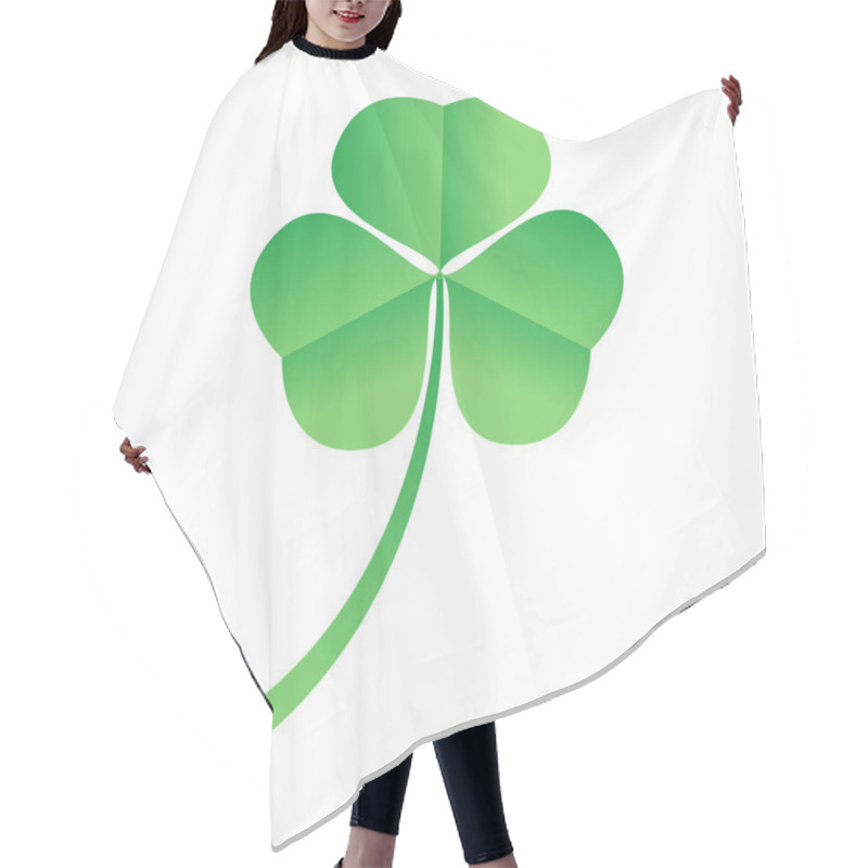 Personality  Leaf Clover, Vector Design Hair Cutting Cape