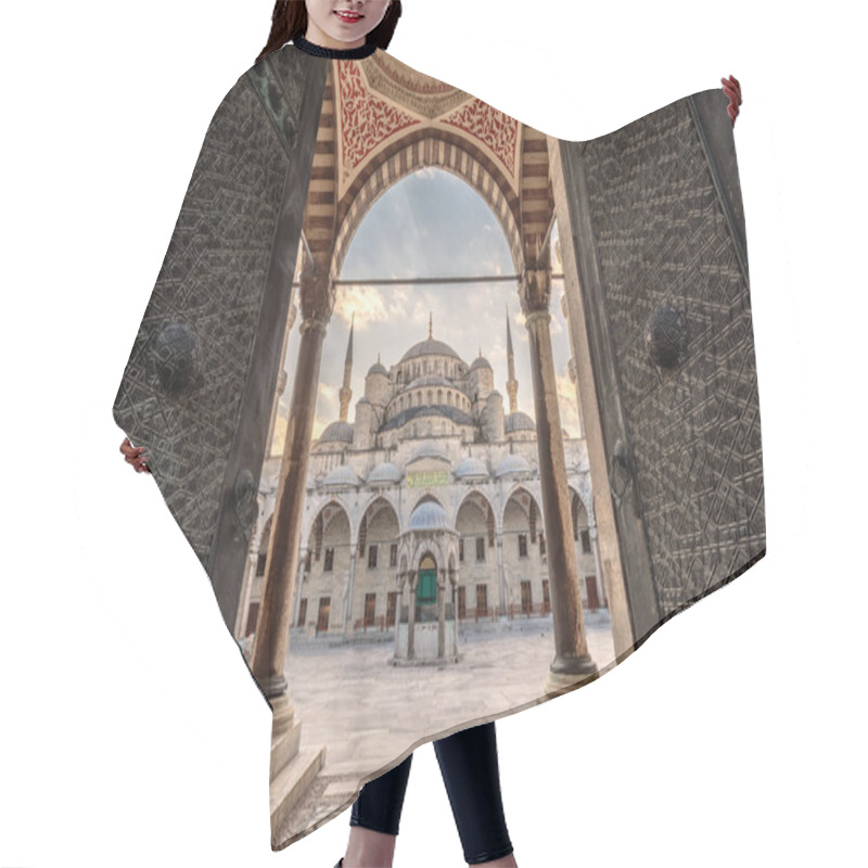 Personality  The Blue Mosque  Hair Cutting Cape