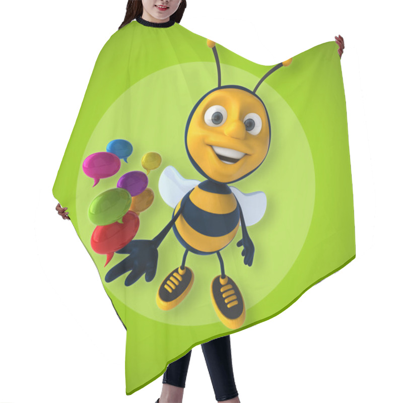 Personality  Fun Bee  With Bubbles Hair Cutting Cape