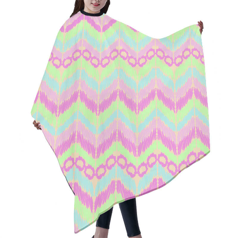 Personality  Zig Zag Pattern Background Hair Cutting Cape