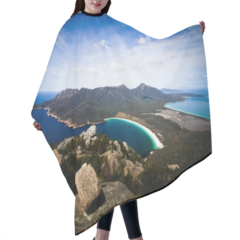 Personality  Wineglass Bay - Tasmania Hair Cutting Cape