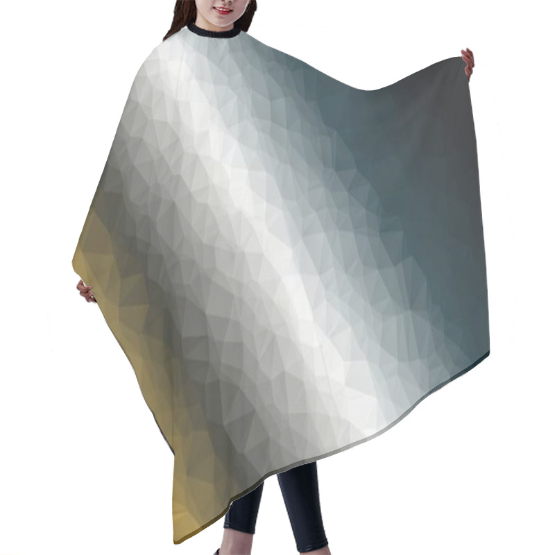 Personality  Abstract Geometric Background With Poly Pattern Hair Cutting Cape