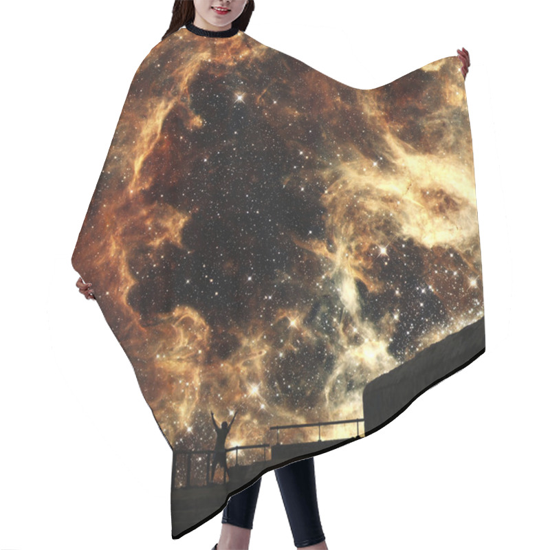 Personality  Sons Of Stars (Elements Of This Image Furnished By NASA) Hair Cutting Cape