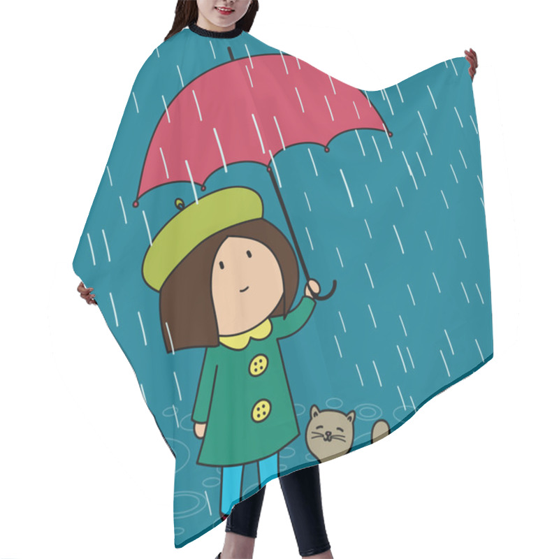 Personality  Rainy Day Hair Cutting Cape