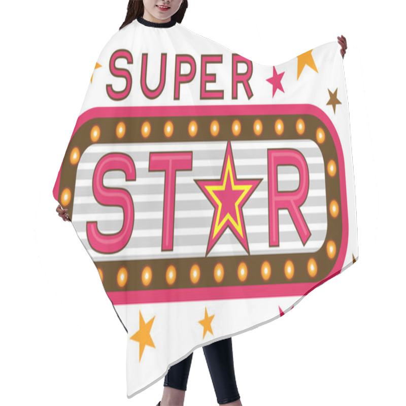 Personality  Super Star Hair Cutting Cape